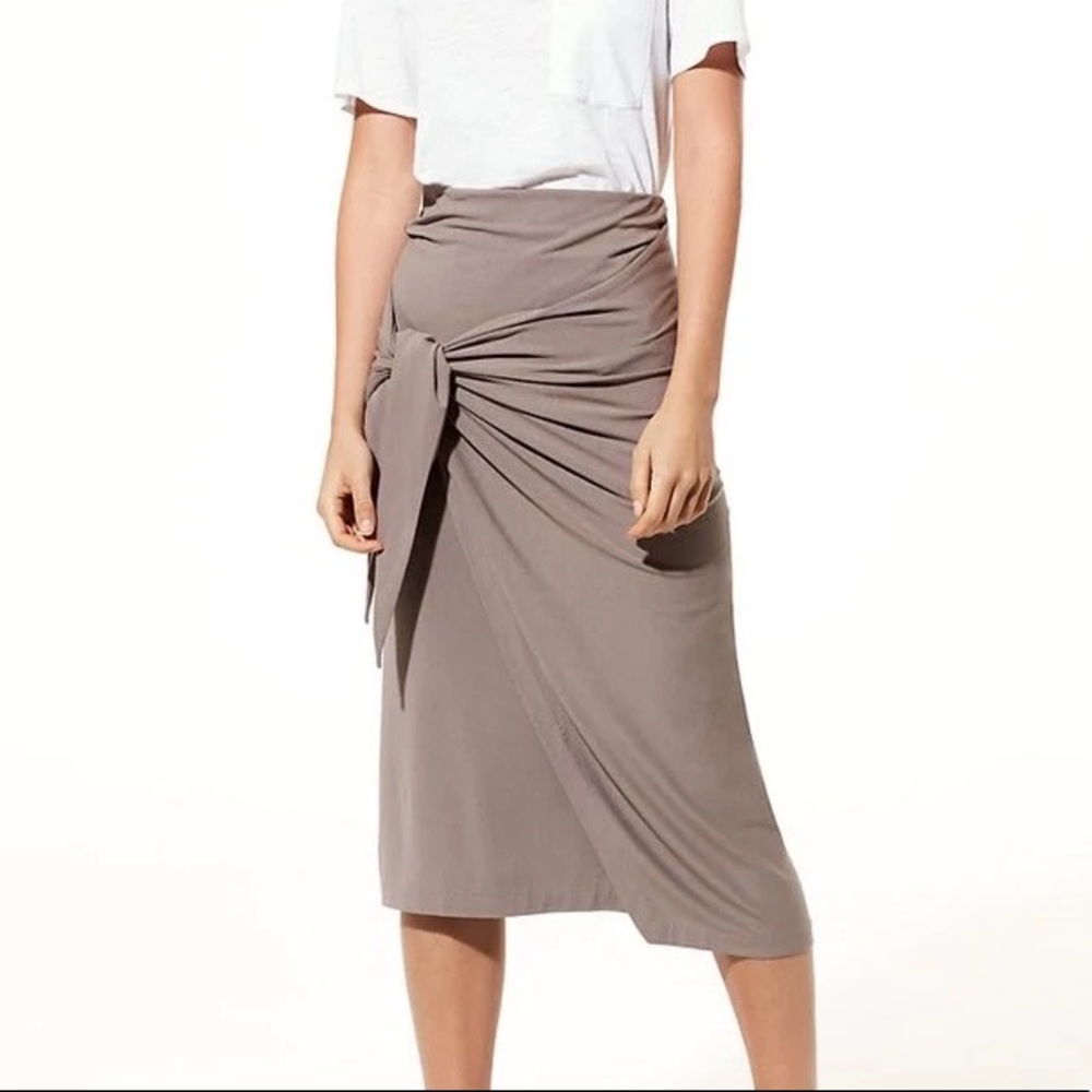 The Group by Babaton Burdekin skirt in modern taupe